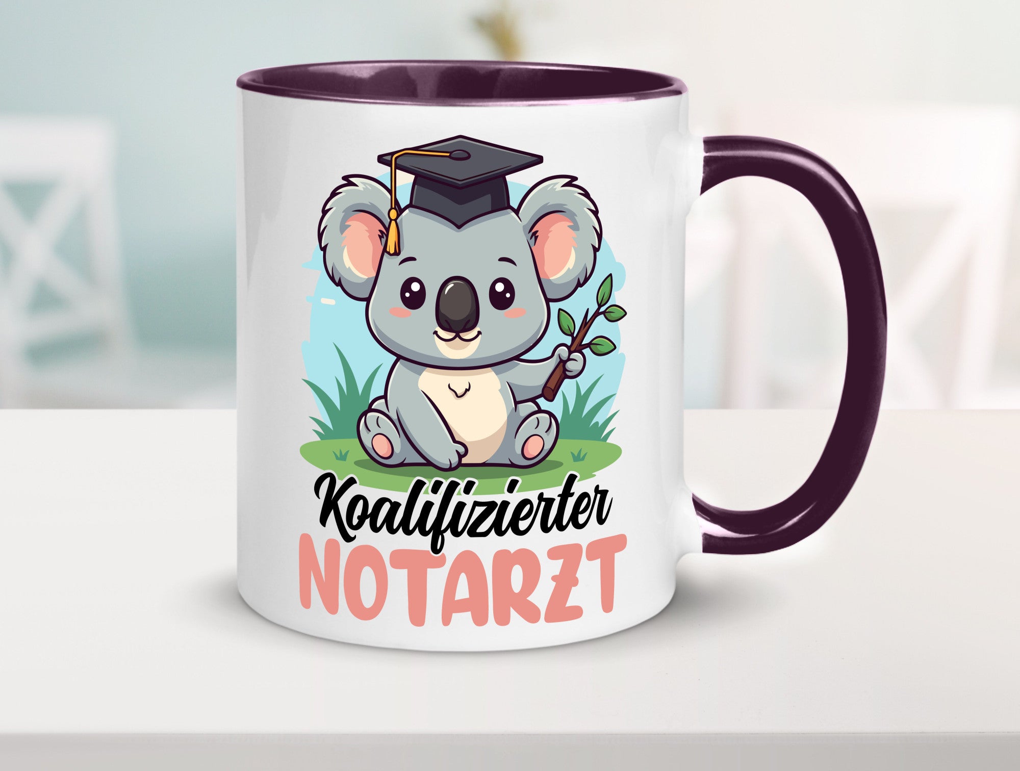 Koalifizierter Notarzt | Arzt Geschenk Humor Geschenkidee lustiger Spruch Tasse