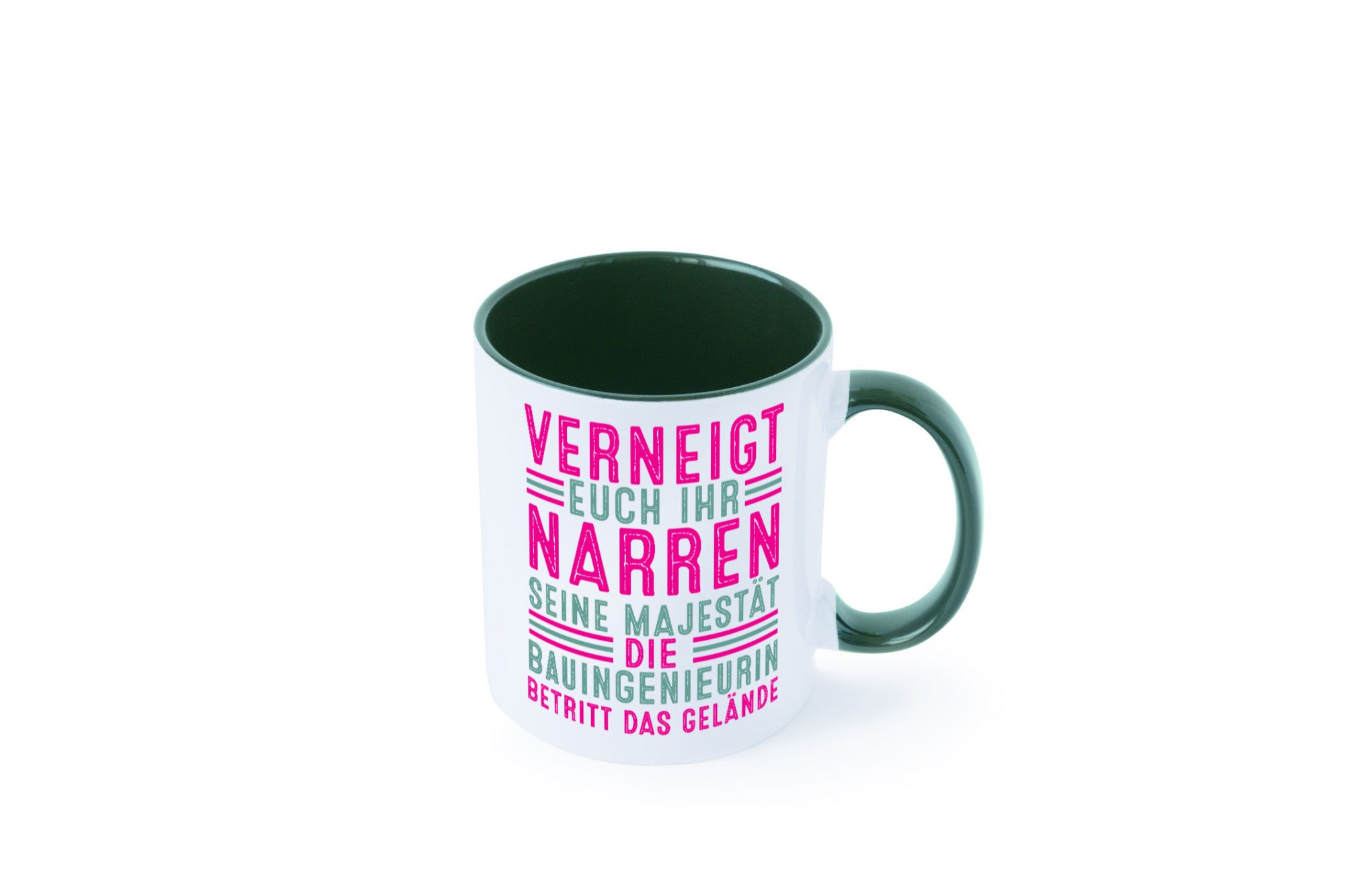 Verneigt euch: Bauingenieurin | Ingenieurin Geschenkidee Humor Tasse