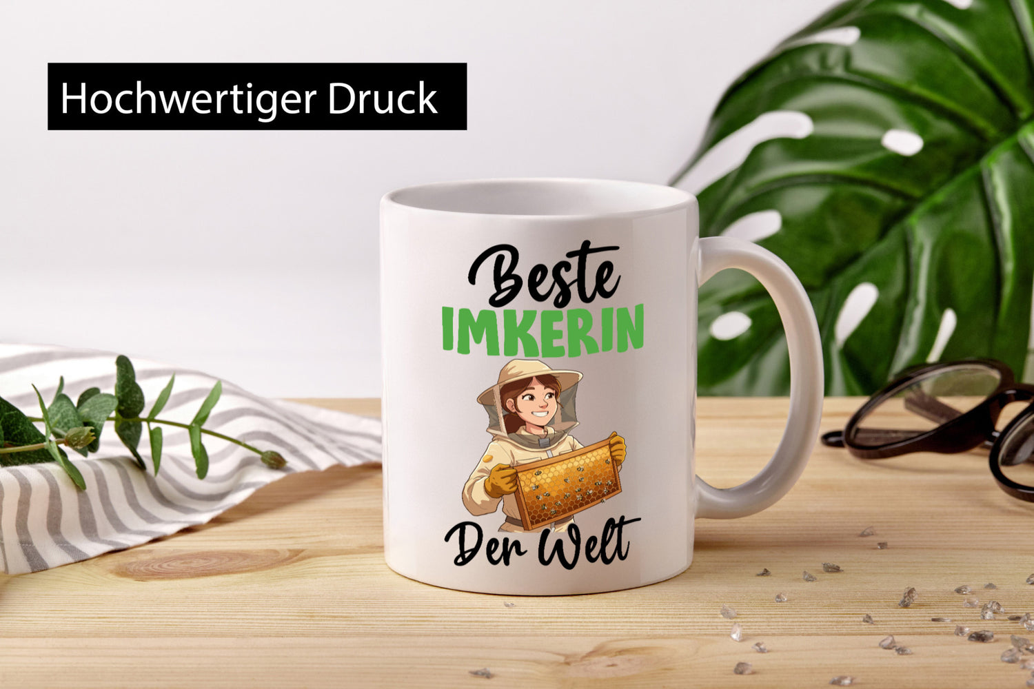 Beste Imkerin | Imkerei v2 Geschenkidee Humor Tasse