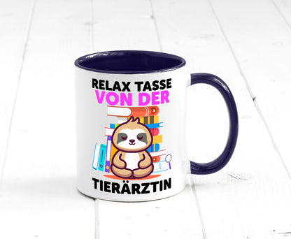 Relax Tasse: Tierärztin | Mediziner Tiermedizin Humor Tierliebhaber
