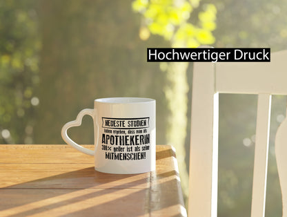 Neuste Studien: Apothekerin | Apotheke Pharmazie Geschenkidee Humor Tasse