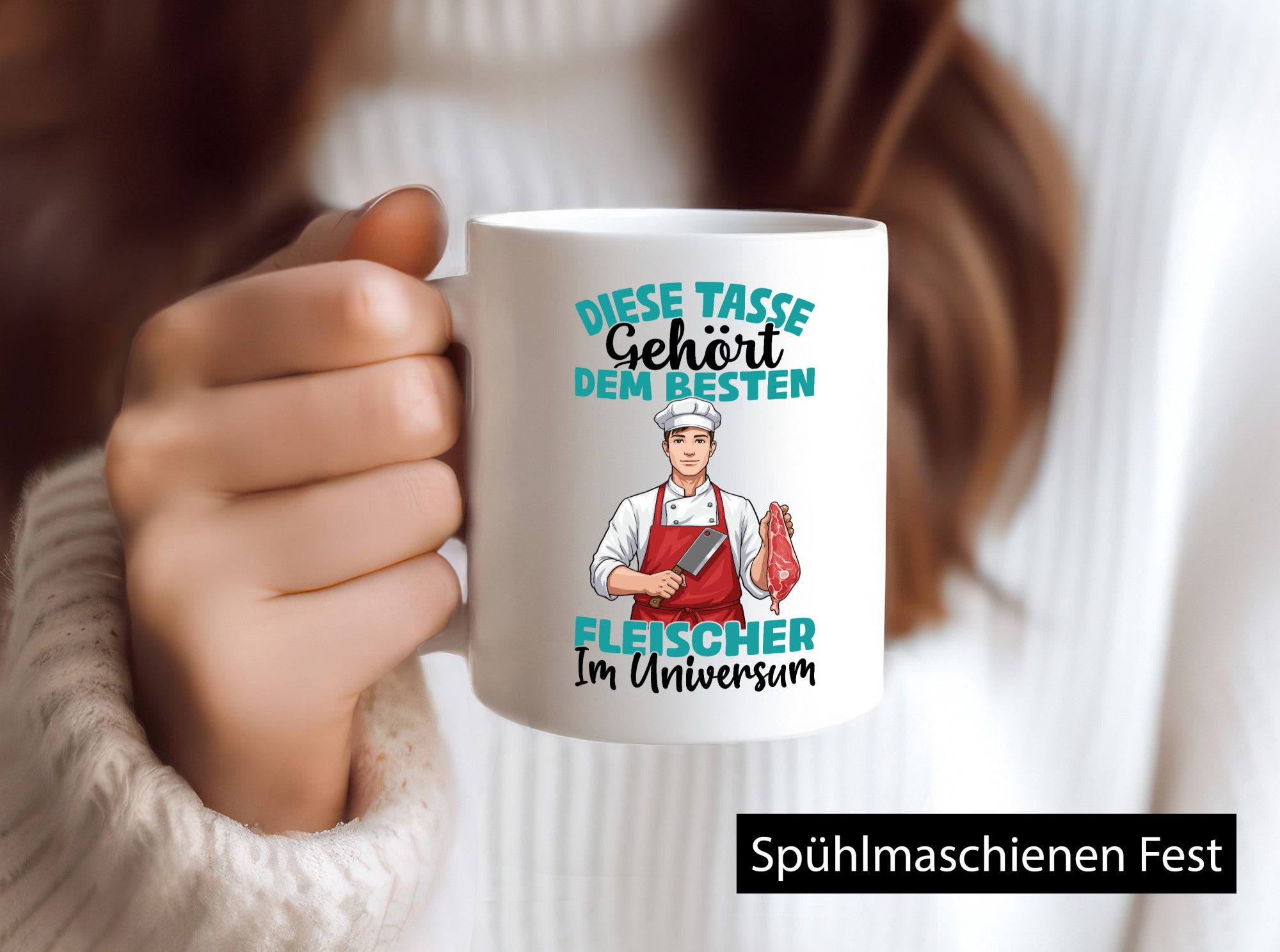 Im Universum: Fleischer | Schlachterei Geschenk Humor Geschenkidee lustiger