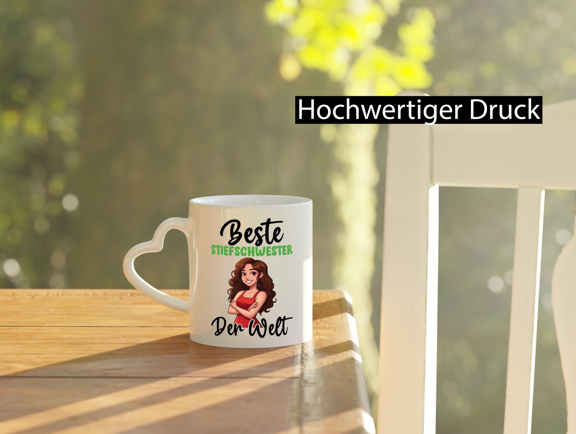 Beste Stiefschwester | Stiefmutter lustiger Spruch Geschenk Familie