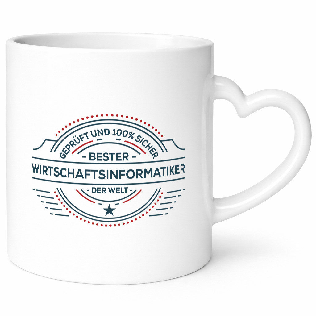 Geprüft und sicher: Wirtschaftsinformatiker | Informatik Humor Geschenkidee
