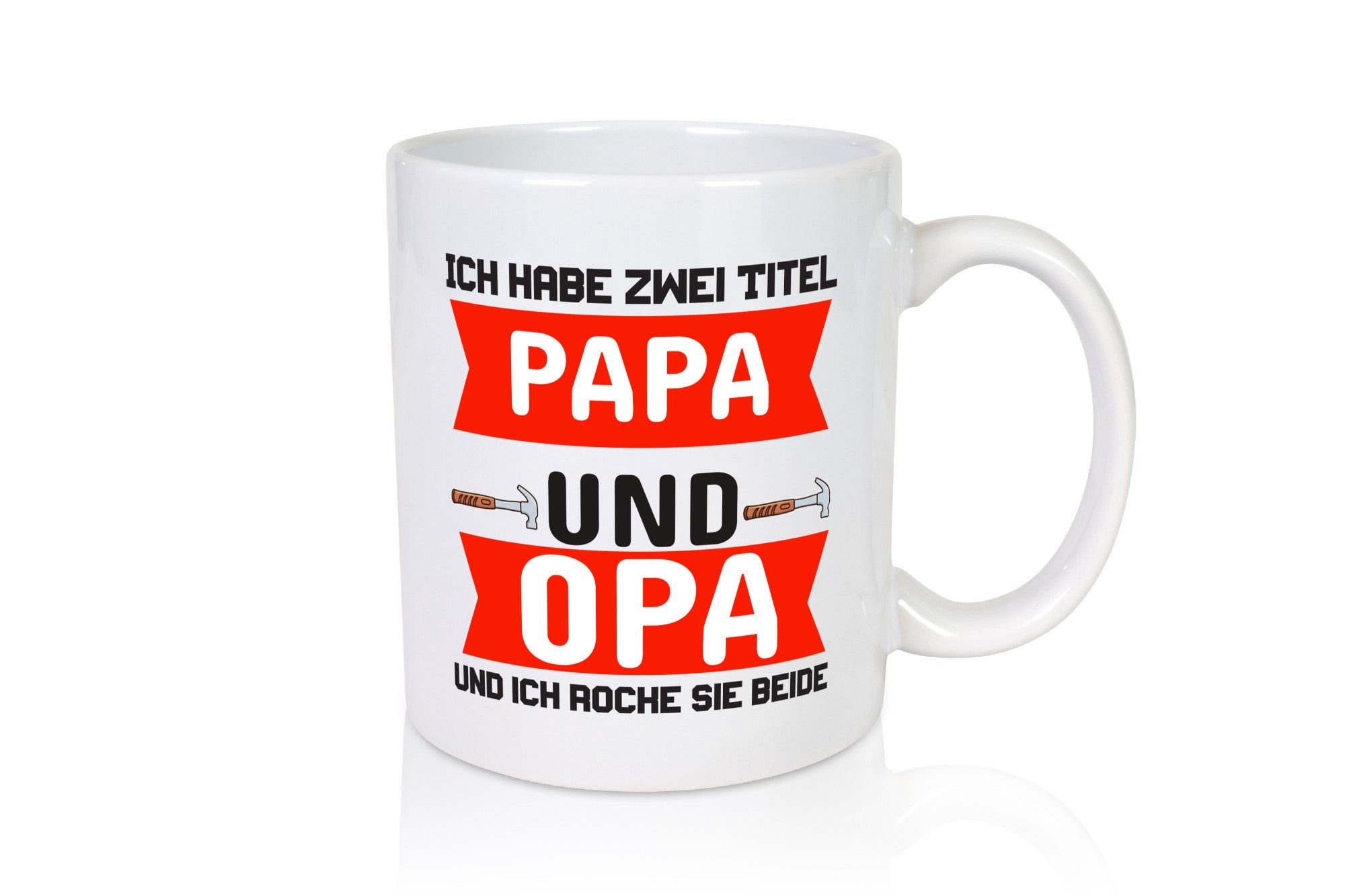 Papa und Opa | Vater Tasse Vatertag Großvater lustig Familie Geschenkidee