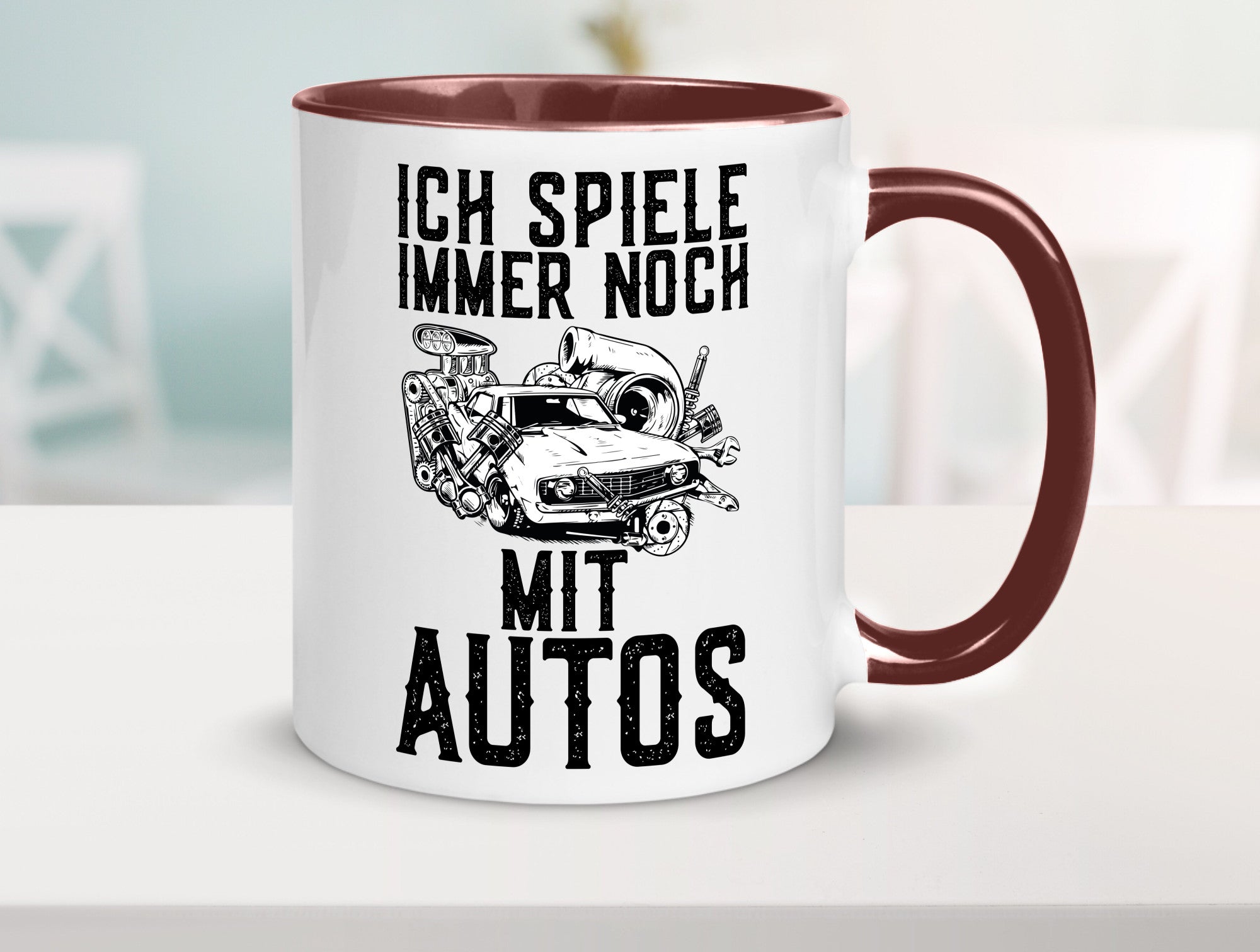 Spiele noch mit Autos | Werkstatt Werkzeug Mechaniker lustiger Spruch Geschenk