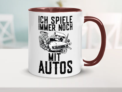 Spiele noch mit Autos | Werkstatt Werkzeug Mechaniker lustiger Spruch Geschenk