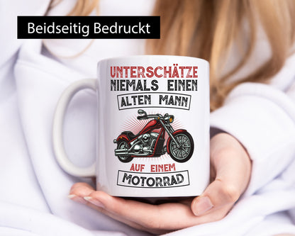 Biker Spruch | Männer Tasse Motorradfahrer Motorrad lustig Humor Geschenkidee