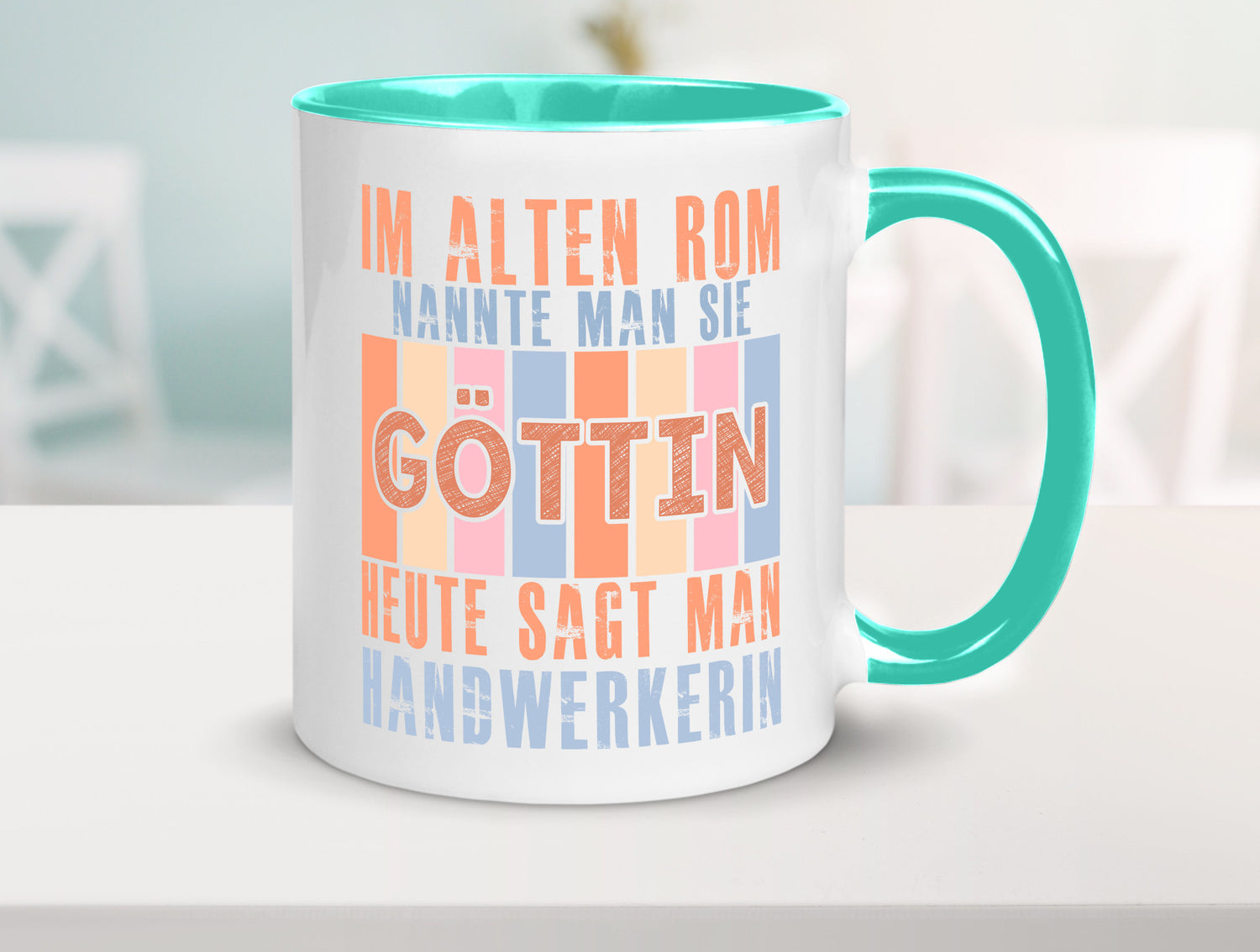Heute sagt man: Handwerkerin | Handwerkerinnen Geschenk Humor Geschenkidee