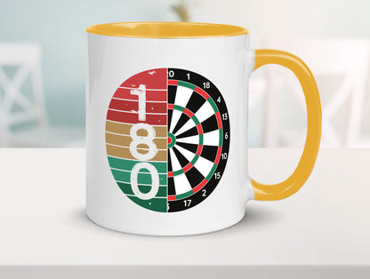 Dartsboard | Retro Dartspieler Kollege Freunde Geschenkidee Arbeit Kollegen
