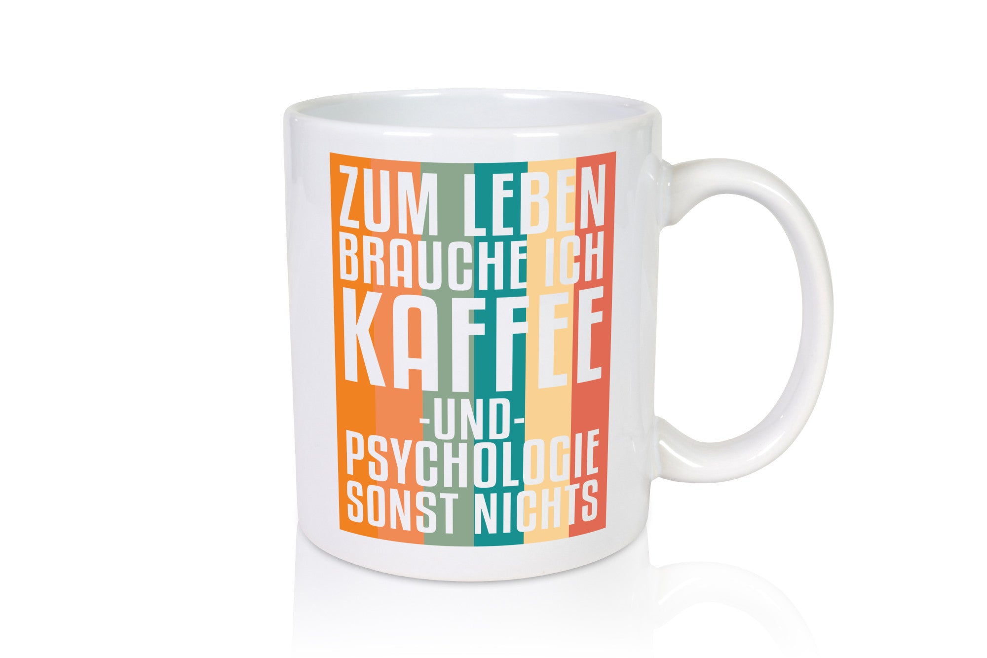 Zum Leben brauch ich Kaffee lustig Humor Geschenkidee Geschenk Tasse