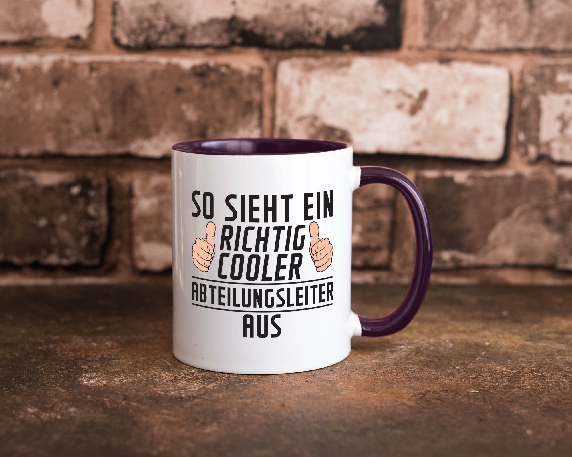 Richtig Cooler Abteilungsleiter| Führungskraft lustiger Spruch Geschenk Humor