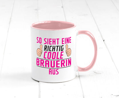 Richtig Coole Brauerin | Bier Brauerei Geschenk Humor Geschenkidee lustiger