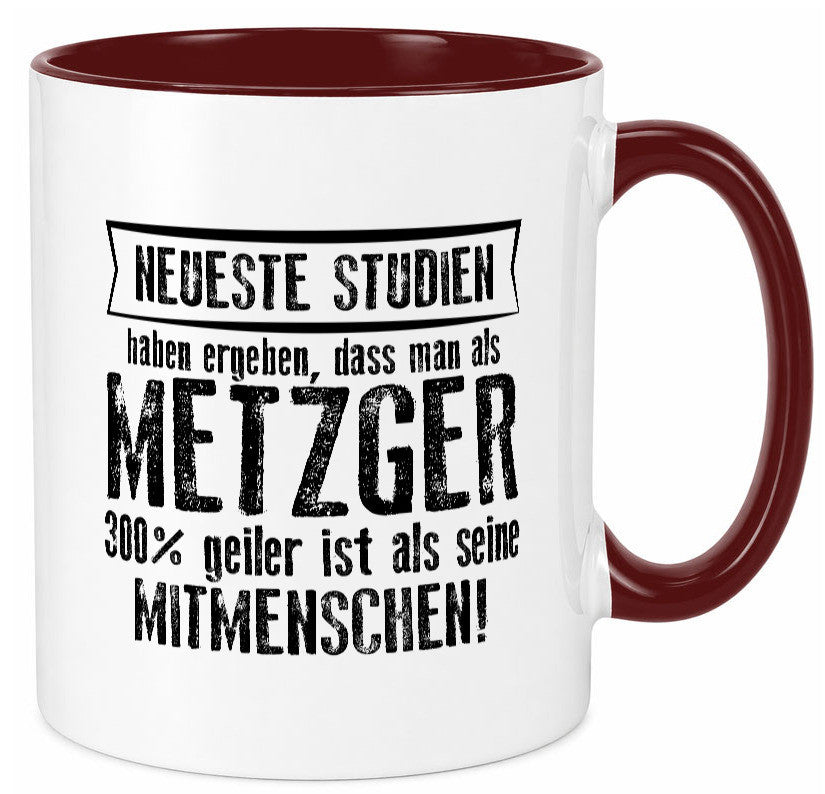 Neuste Studien: Metzger | Fleischer Metzgerei lustig Humor Geschenkidee