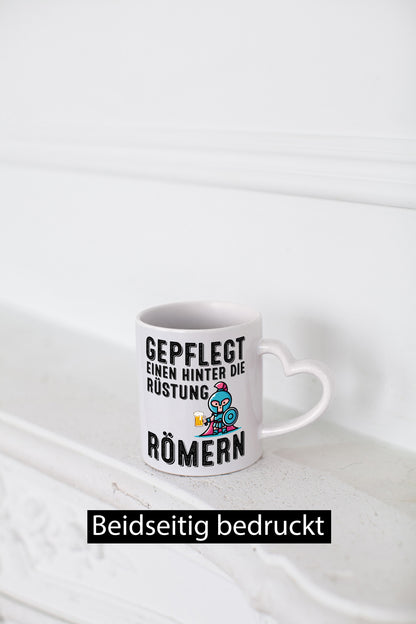 Gepflegt einen hinter die Rüstung römern | Bier lustiger Spruch Geschenk Humor