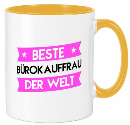 Beste Bürokauffrau | Kauffrau Humor Arbeit Kollegen Büro Geschenkidee Tasse