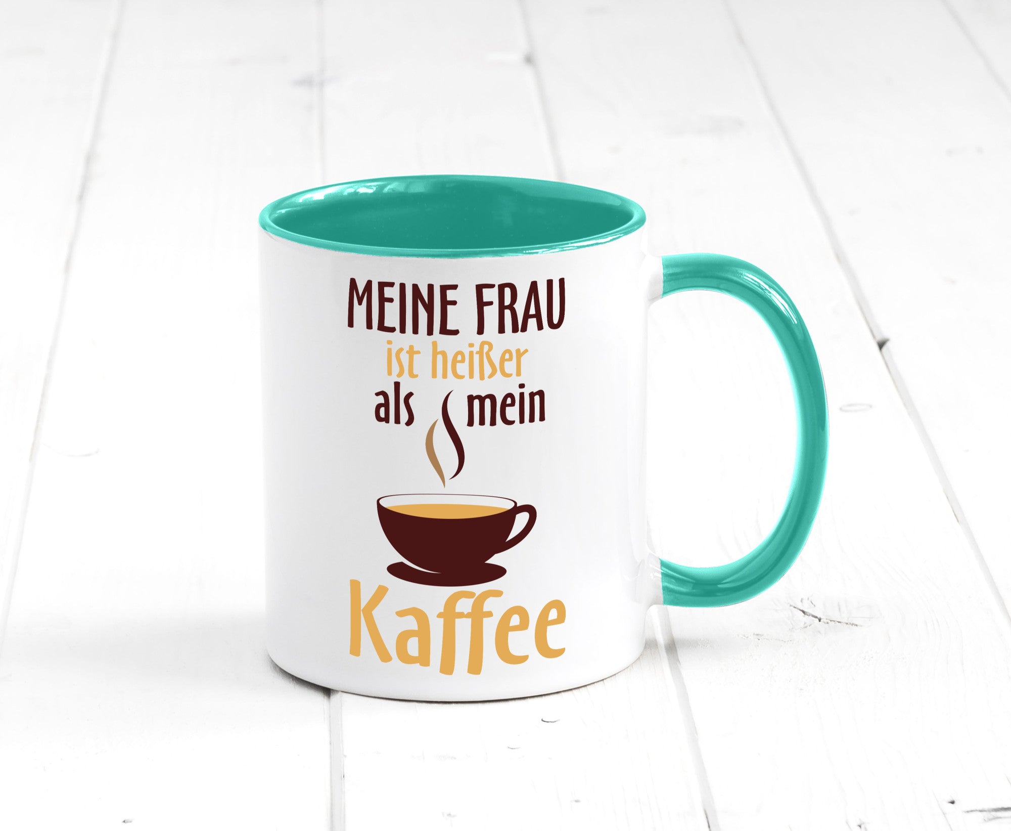 Meine Frau ist heißer als Kaffee | Ehe Partnerschaft Geschenk Humor