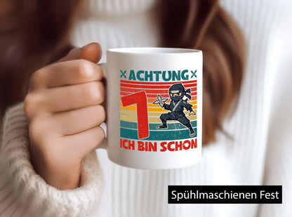 7. Geburtstag | 7 Jahre Ninja Kindergeburtstag Humor Geschenkidee Tasse