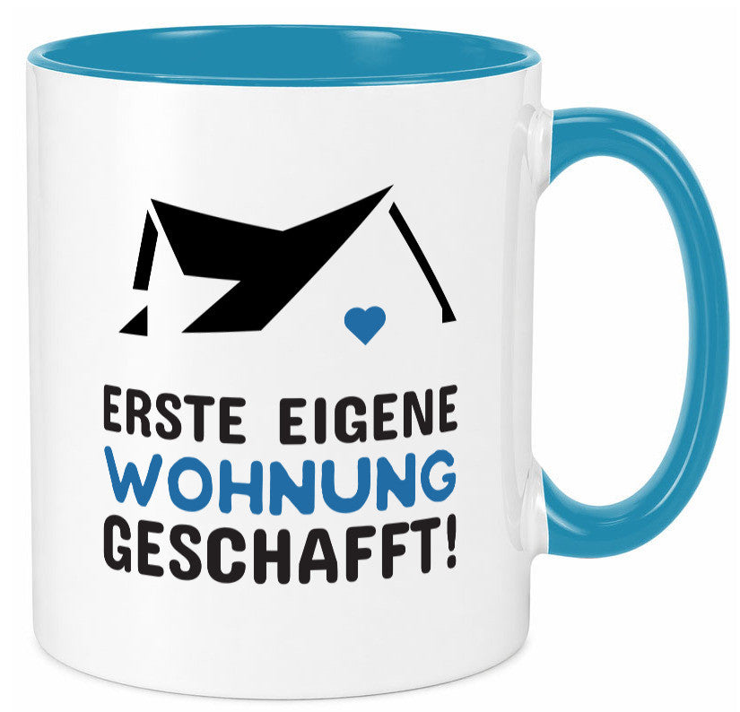 Erste eigene Wohnung | Umzug Tasse Eigenheim Auszug Geschenk Humor Geschenkidee