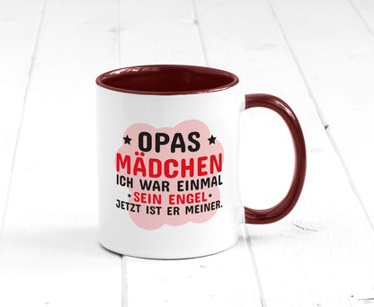 Opas Mädchen | Trauer Tasse Abschied Enkelin lustig Familie Geschenkidee