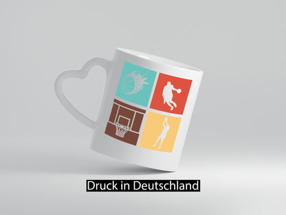 Basketball | Sportfan Slam Dunk Teamplayer NBA Humor Geschenkidee Tasse