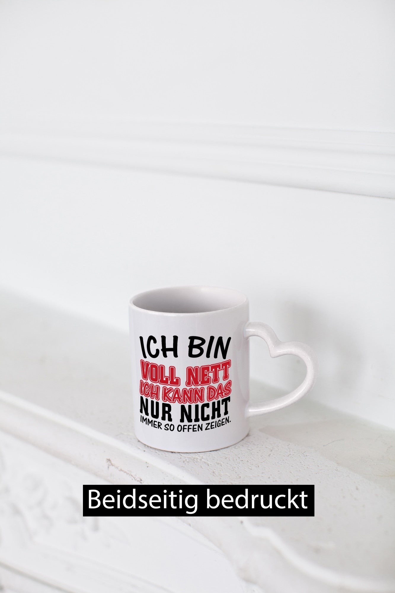 Ich bin voll nett Geschenkidee Humor Tasse