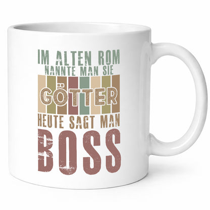 Heute sagt man: Boss | Führungskraft Vorgesetzter Geschenkidee Humor Tasse