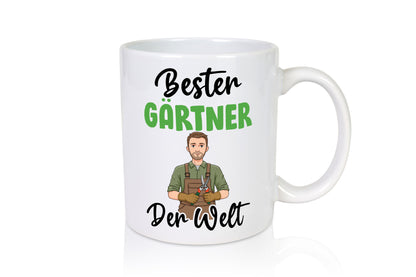 Bester Gärtner | Gartenbau v2 Geschenk Humor Geschenkidee lustiger Spruch Tasse