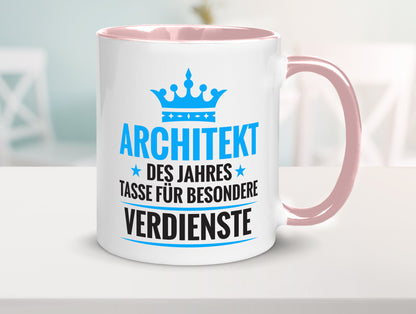 Besonderer Verdienst: Architekt | Architektur Büro Geschenkidee Arbeit Kollegen