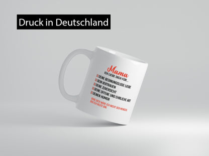Mama ich liebe dich | Ohne wäre nicht Muttertag Geschenk Familie Geschenkidee