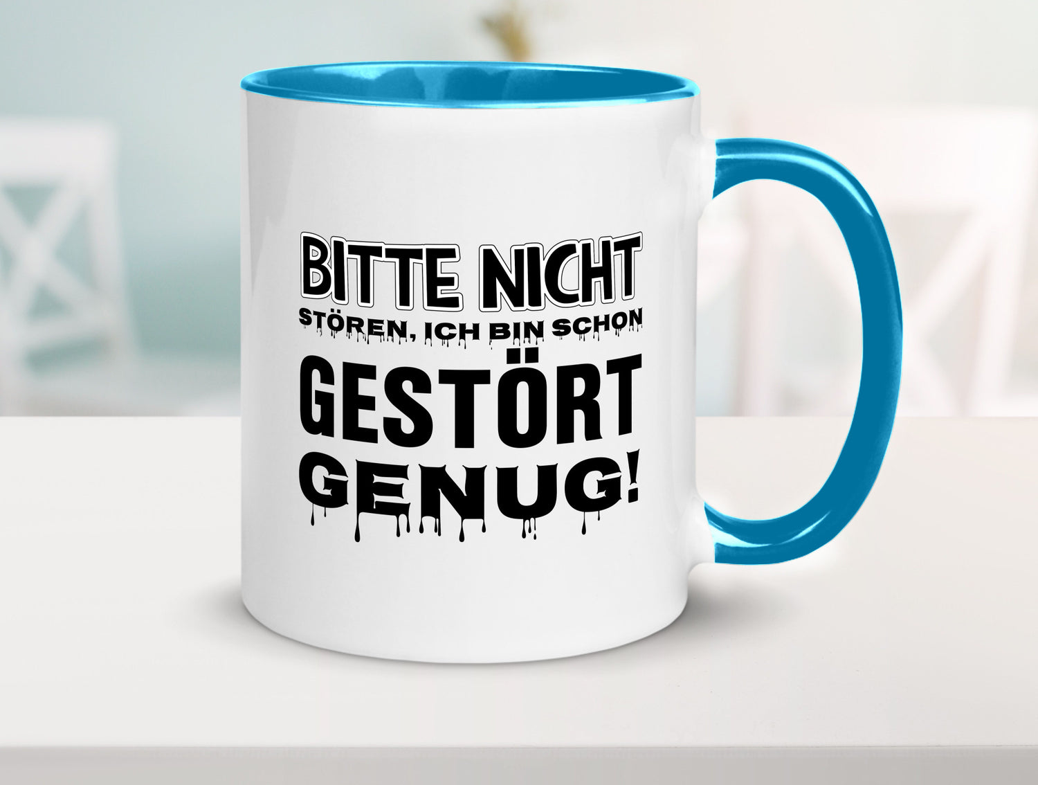 Ich bin schon gestört lustiger Spruch Geschenk Humor Geschenkidee Tasse