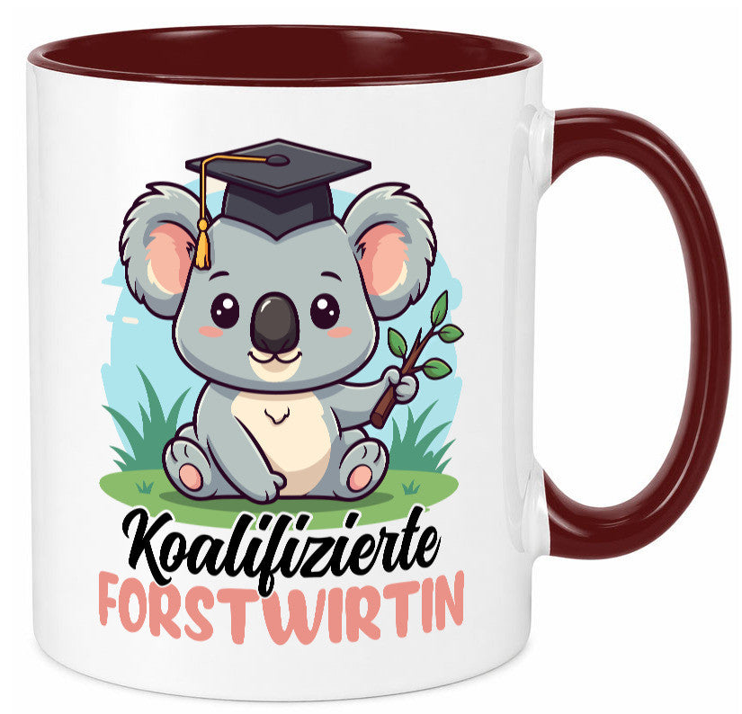 Koalifizierte Forstwirtin | Forst Wirtin lustig Humor Geschenkidee Geschenk