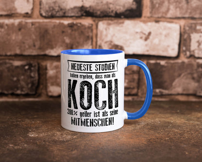 Neuste Studien: Koch | Chefkoch Humor Arbeit Kollegen Büro Geschenkidee Tasse