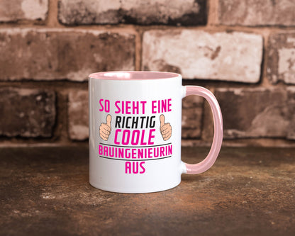 Richtig Coole Bauingenieurin | Ingenieurin lustig Humor Geschenkidee Geschenk