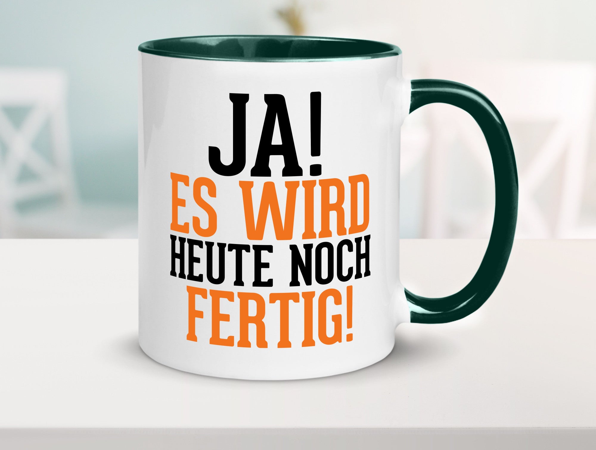 Ja es wird heute noch fertig | Arbeit Kollegen Werkstatt Humor Büro