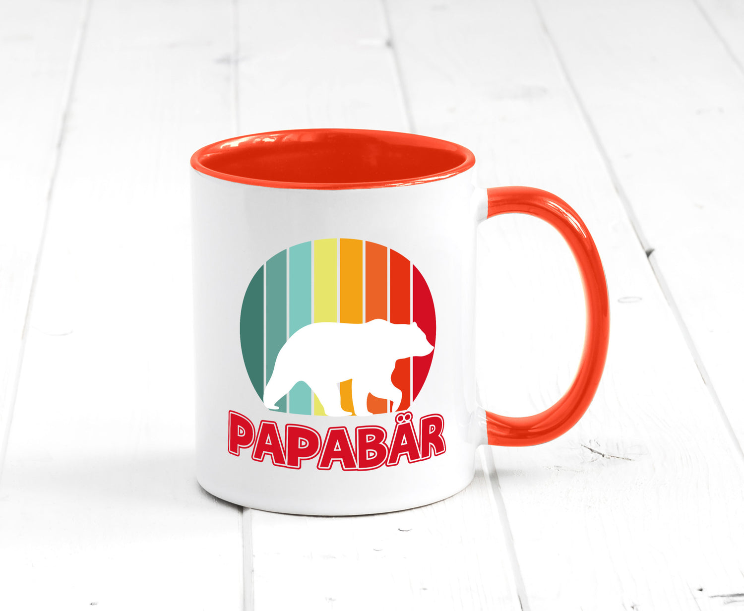 Papabär | Papa Tasse Vater Vatertag Bär lustiger Spruch Geschenk Familie