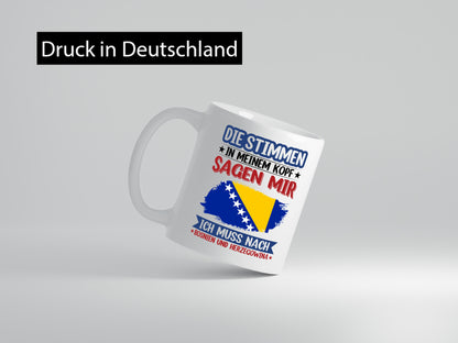 Bosnien und Herzegowina | Urlaub Stimmen in meinem Kopf Geschenk Humor