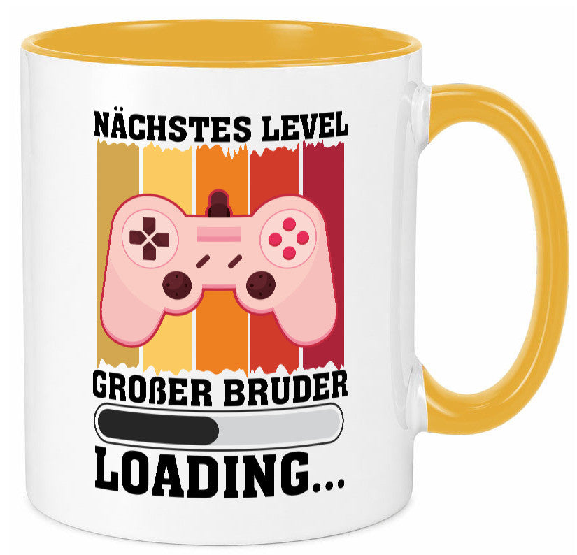 Nächstes Level | großer Bruder Geschwister Geschenkidee Humor Tasse