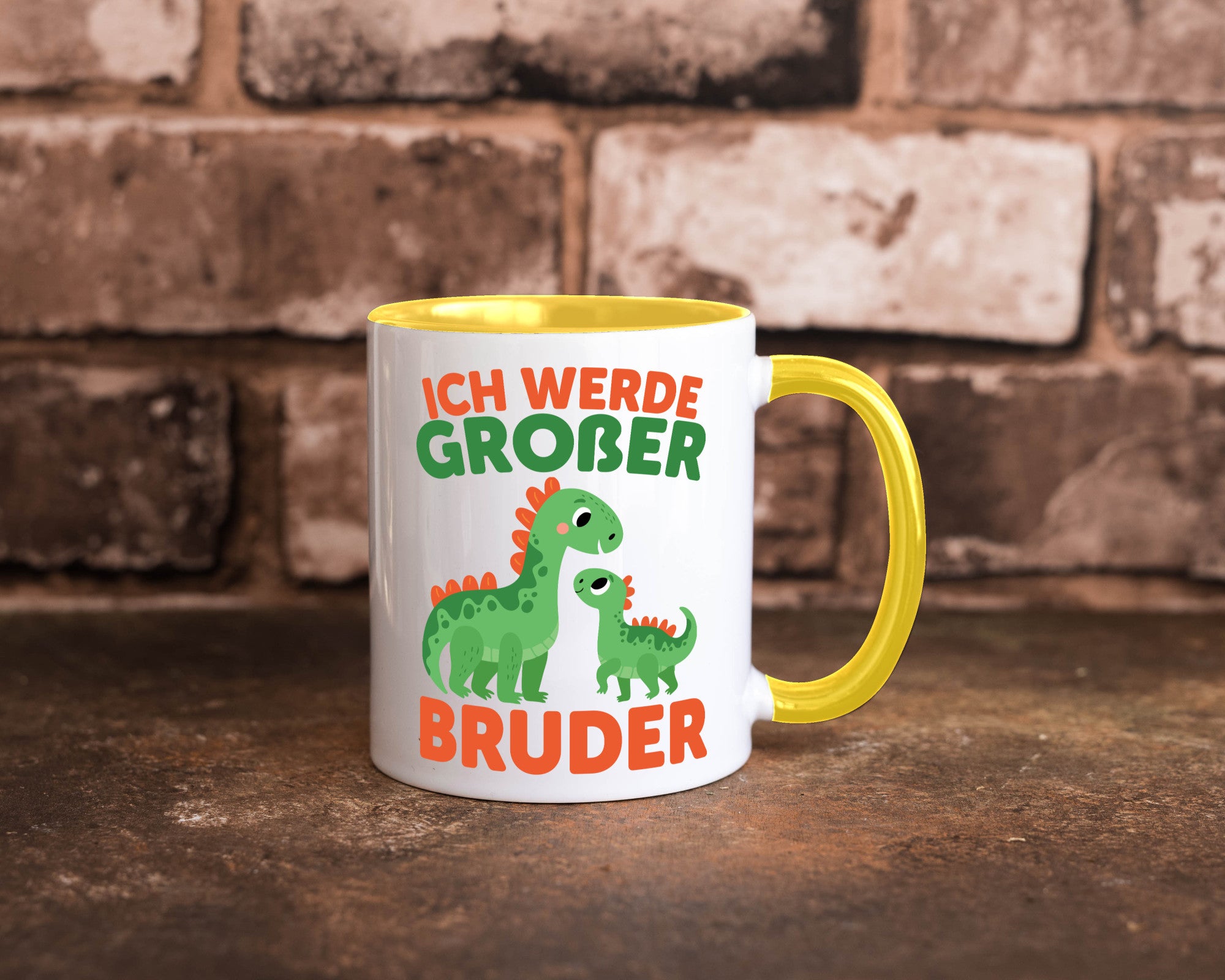 Ich werde Großer Bruder | Dino Brudersaurus lustig Humor Geschenkidee Geschenk