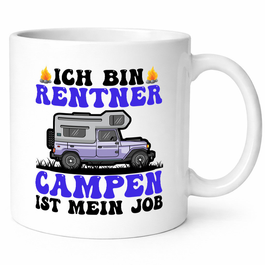 Ich bin Rentnerin Campen ist mein Job | Rentner Humor Ruhestand Jubiläum