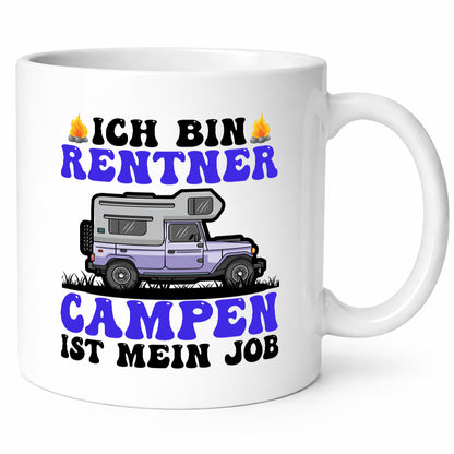 Ich bin Rentnerin Campen ist mein Job | Rentner Humor Ruhestand Jubiläum