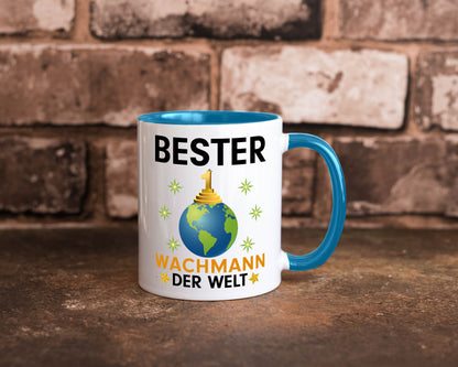 Welt Bester Wachmann | Wachpersonal Nachtwächter Humor Geschenkidee Tasse