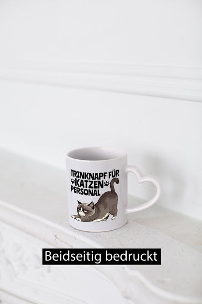 Katzen Personal | Katzenbesitzer Tasse Katze Humor vl7 lustig Tierliebhaber