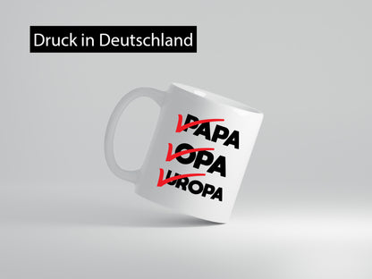 Papa, Opa, Uropa | rote Haken abgehakt lustig Familie Geschenkidee Geschenk