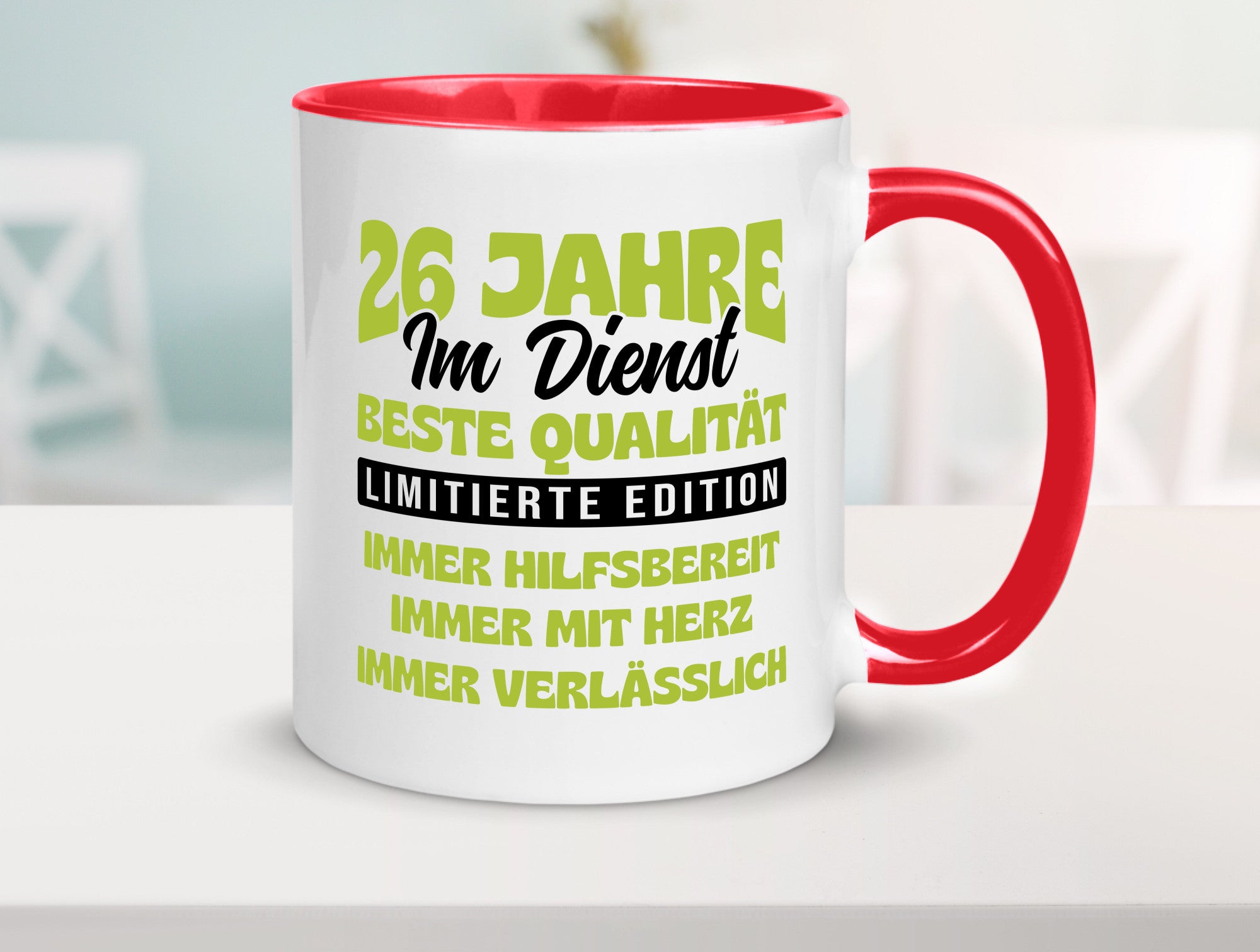 26 Jahre im Dienst | Jubiläum Arbeit v4 Geschenk Kollegen Büro lustiger Spruch