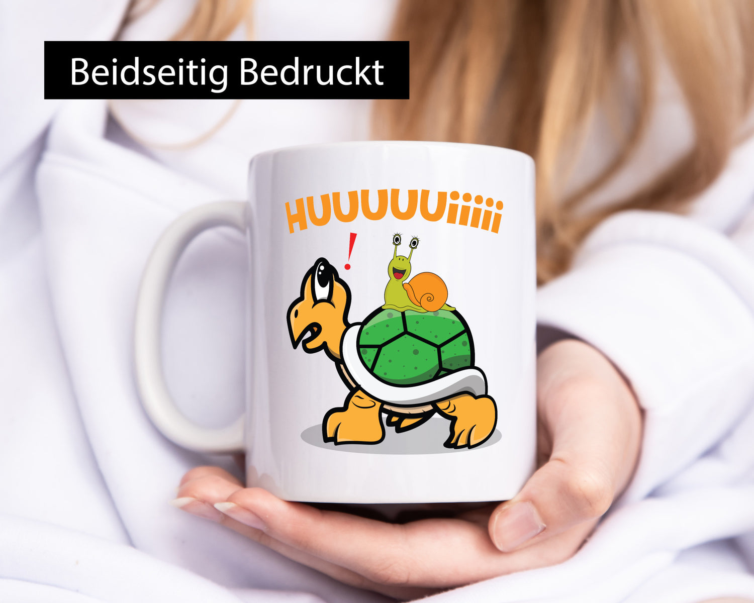 Huiiii | Schildgröte Langsames gehen lustig Humor Geschenkidee Geschenk Tasse