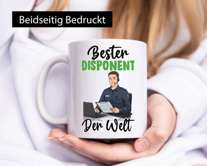 Bester Disponent | Zuteiler v2 lustig Humor Geschenkidee Geschenk Tasse