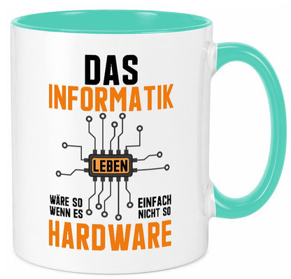 Informatik Leben | Hardware Nerd Software Entwickler Geschenkidee Humor Tasse