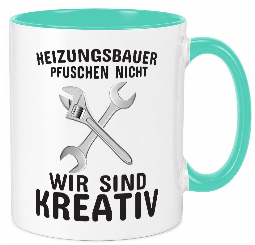 Heizungsbauer | Beruf Tasse Heizungsinstallateur lustig Arbeit Kollegen Büro