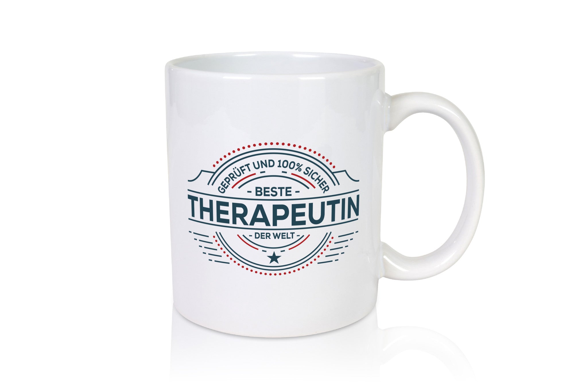 Geprüft und sicher: Therapeutin | Psychotherapie Therapie Geschenkidee Humor